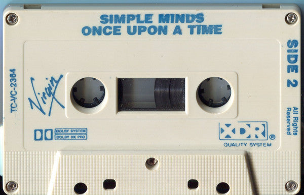 Simple Minds : Once Upon A Time (Cass, Album)