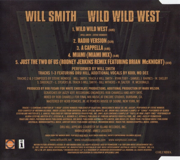 Will Smith : Wild Wild West (CD, Single)