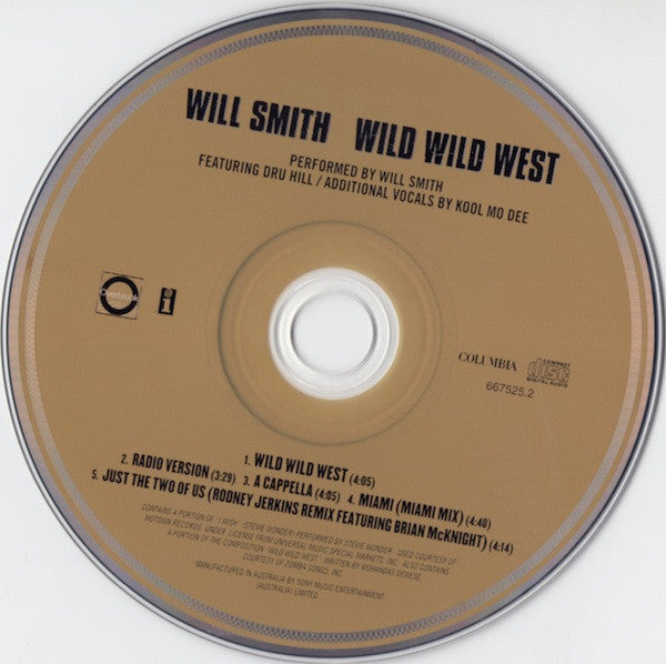 Will Smith : Wild Wild West (CD, Single)