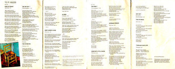 Paul McCartney : Pipes Of Peace (Cass, Album)