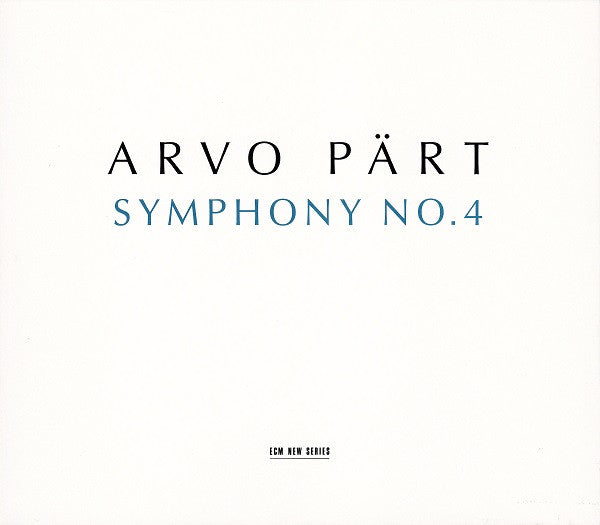 Arvo Pärt : Symphony No. 4 (CD, Album, EDC)