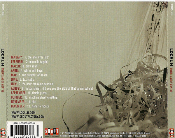 Local H : Twelve Angry Months (CD, Album)