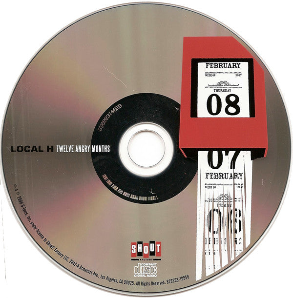 Local H : Twelve Angry Months (CD, Album)