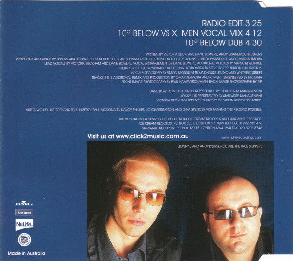 True Steppers And Dane Bowers Featuring Victoria Beckham : Out Of Your Mind (CD, Single)