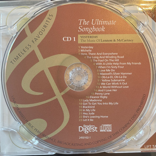 Various : The Ultimate Songbook - The Music Of Lennon & McCartney, Andersson & Ulvaeus, The Brothers Gibb (3xCD, Comp)