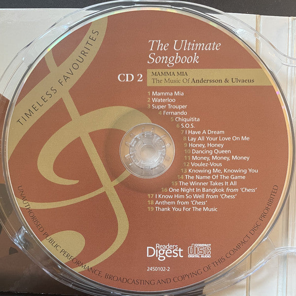 Various : The Ultimate Songbook - The Music Of Lennon & McCartney, Andersson & Ulvaeus, The Brothers Gibb (3xCD, Comp)