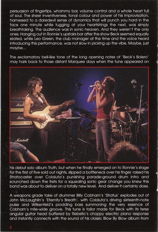 Jeff Beck : Performing This Week... Live At Ronnie Scott's (DVD-V, Multichannel, PAL, DTS)