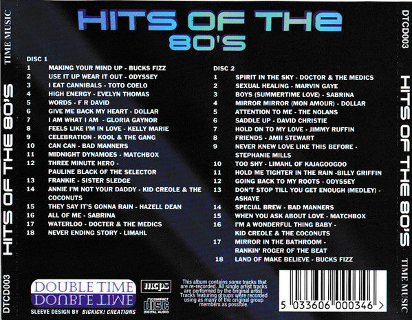 Various : Hits Of The 80's (2xCD, Comp)