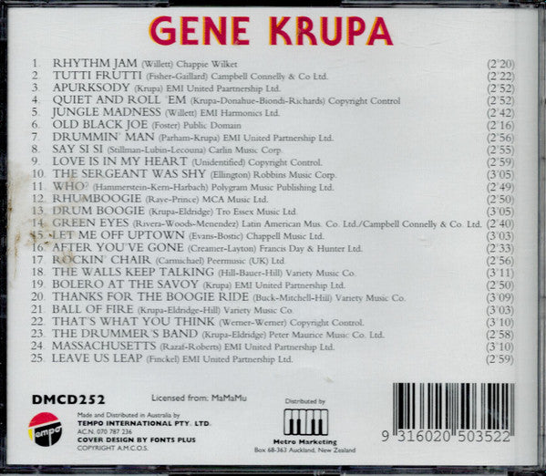 Gene Krupa : The Classic Tracks (CD, Comp)