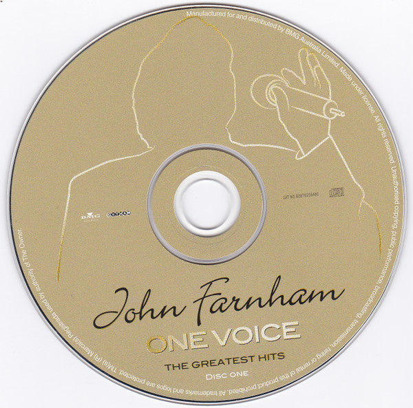 John Farnham : One Voice- The Greatest Hits (2xCD, Comp)