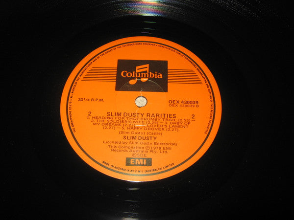 Slim Dusty : Rarities (LP, Comp, Mono, RE)