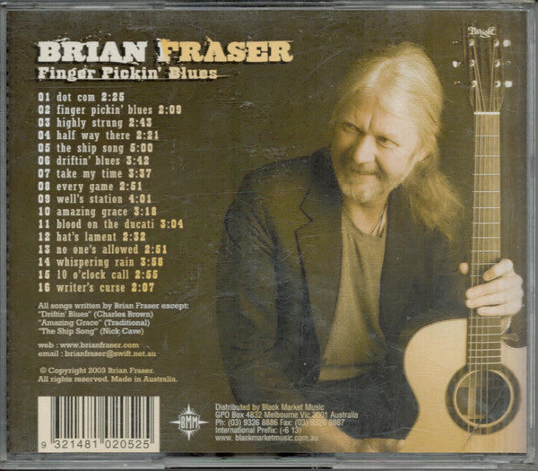Brian Fraser (5) : Finger Pickin' Blues (CD, Album)