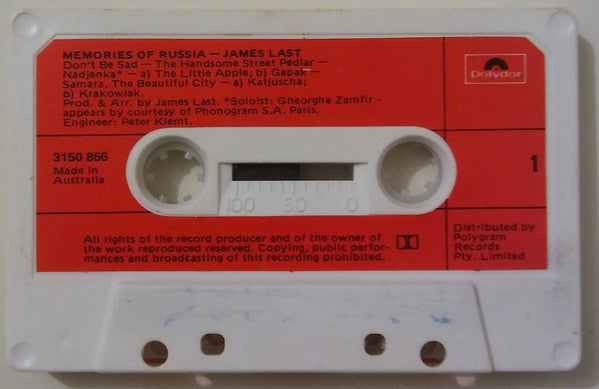 James Last : Memories Of Russia (Cass, Album)