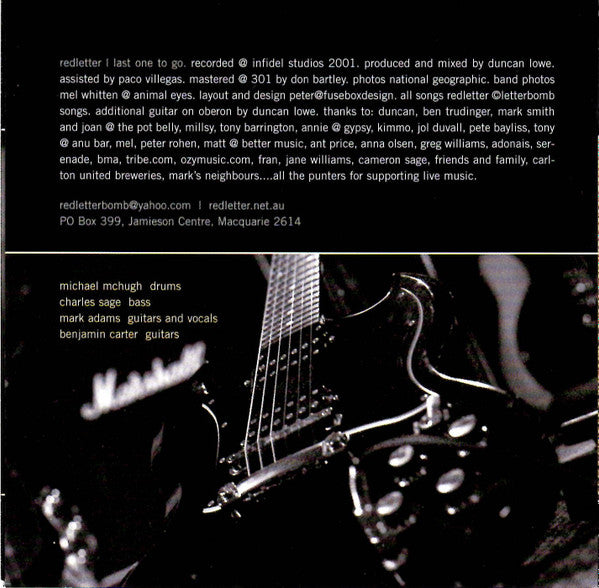 Redletter (2) : Last One To Go (CD, EP)