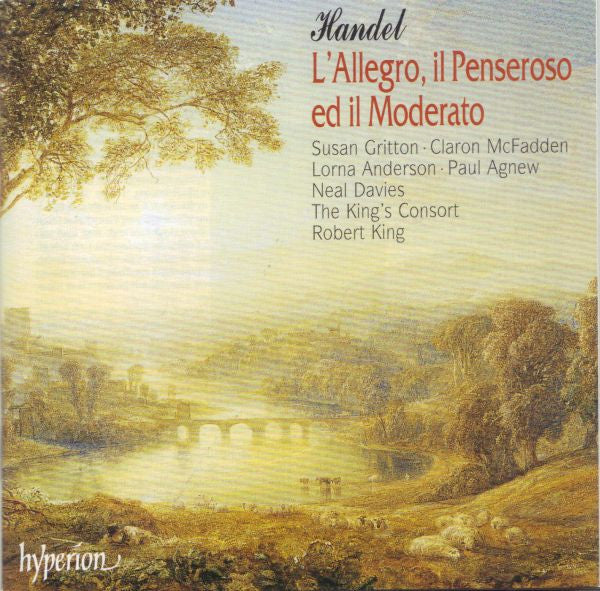 Georg Friedrich Händel - Susan Gritton · Claron McFadden · Lorna Anderson · Paul Agnew (2) · Neal Davies, The King's Consort, Robert King (9) : L'Allegro, Il Penseroso Ed Il Moderato (2xCD)