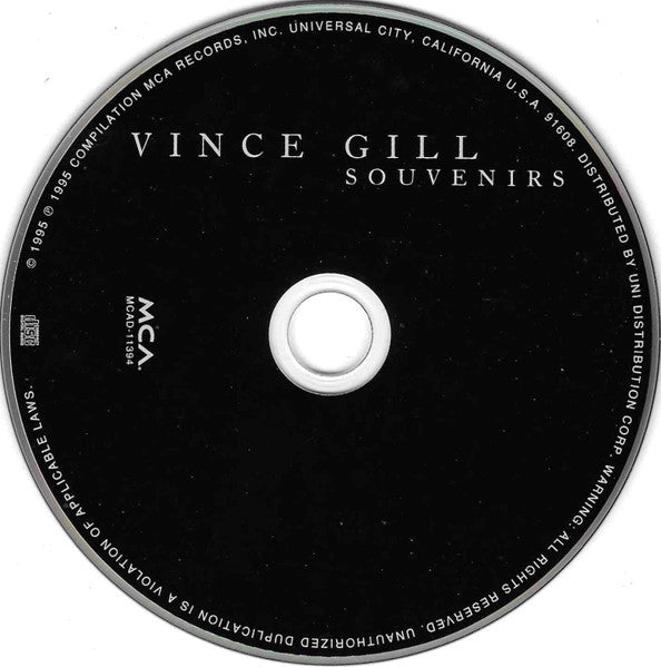 Vince Gill : Souvenirs (CD, Comp, RE)