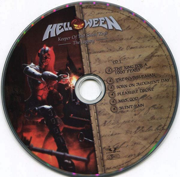 Helloween : Keeper Of The Seven Keys - The Legacy (2xCD, Album, Dig)