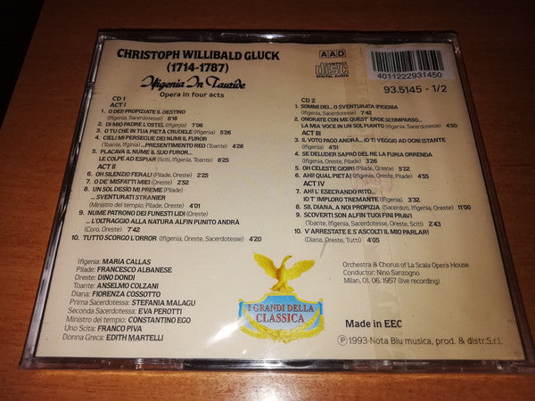 Christoph Willibald Gluck : Ifigenia In Tauride (2xCD, Album)