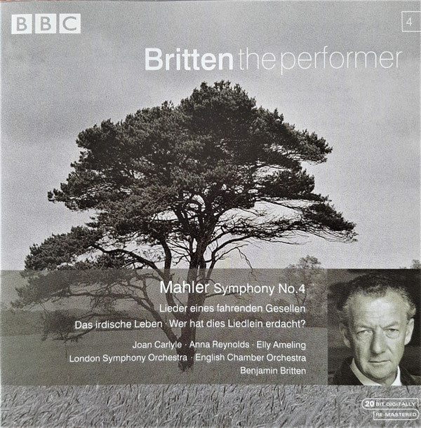 Benjamin Britten · Gustav Mahler : Britten The Performer - Mahler (CD, Ltd)