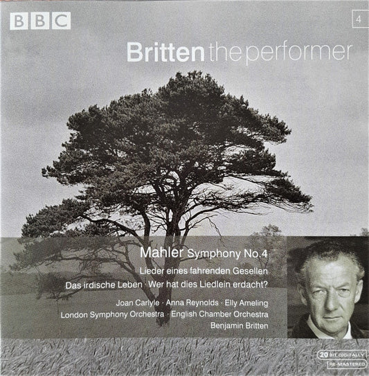 Benjamin Britten · Gustav Mahler : Britten The Performer - Mahler (CD, Ltd)