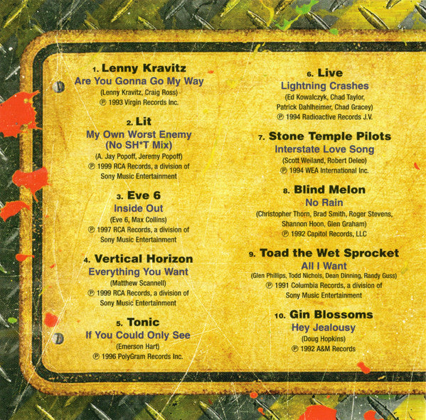 Various : Now That's What I Call '90s Alternative Rock (CD, Album, Comp)