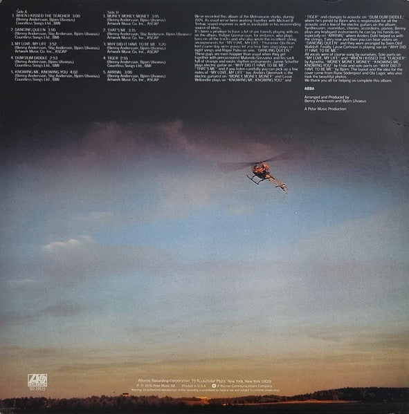 ABBA : Arrival (LP, Album, RE, MO )
