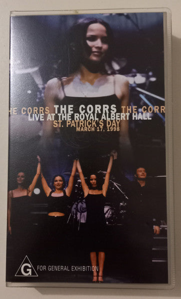 The Corrs : Live At The Royal Albert Hall, St. Patrick's Day (VHS, PAL)