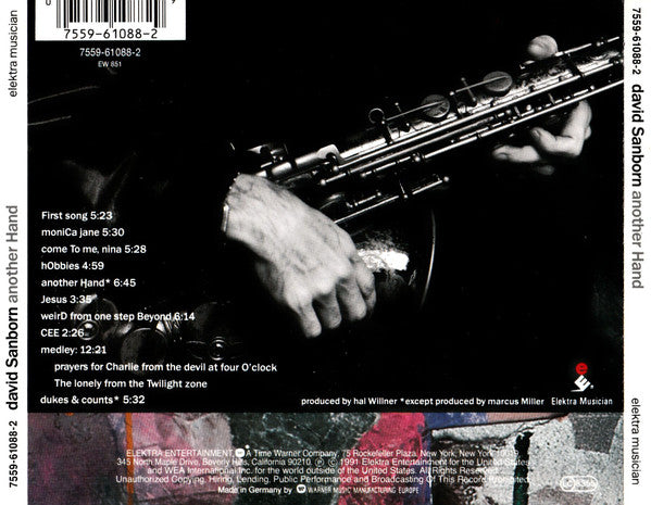 David Sanborn : Another Hand (CD, Album)