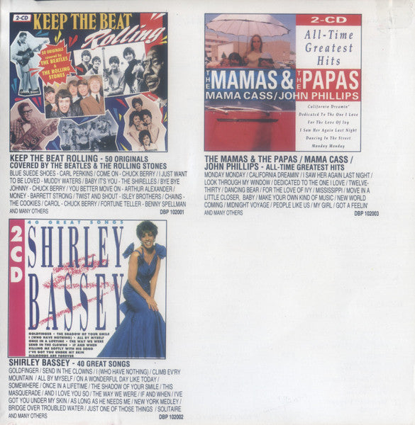 The Mamas & The Papas / Mama Cass* / John Phillips : All-Time Greatest Hits (2xCD, Comp)