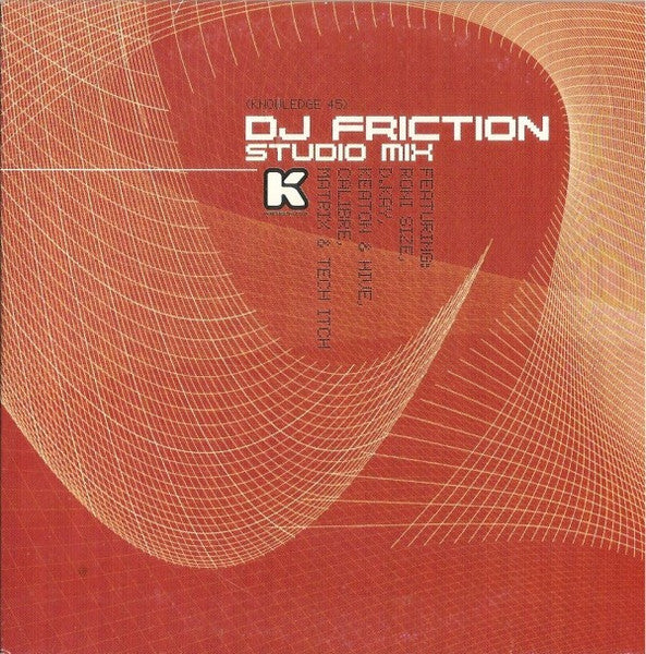 DJ Friction : Studio Mix (CD, Comp, Mixed)