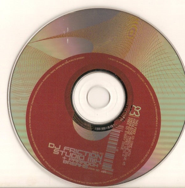 DJ Friction : Studio Mix (CD, Comp, Mixed)