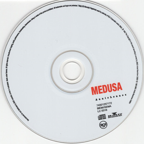Annie Lennox : Medusa (CD, Album, RE)