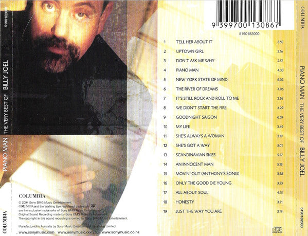 Billy Joel : Piano Man - The Very Best Of Billy Joel (CD, Comp)