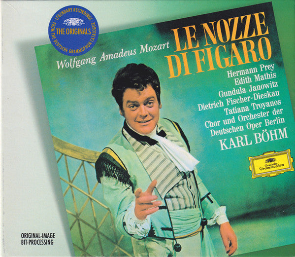 Wolfgang Amadeus Mozart - Hermann Prey, Edith Mathis, Gundula Janowitz, Dietrich Fischer-Dieskau, Tatiana Troyanos, Chor* und Orchester Der Deutschen Oper Berlin, Karl Böhm : Le Nozze Di Figaro (3xCD, Album, RE, RM, PMD + Box, Sli)