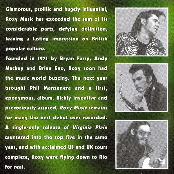 Roxy Music : The Best Of Roxy Music (CD, Comp, Enh)