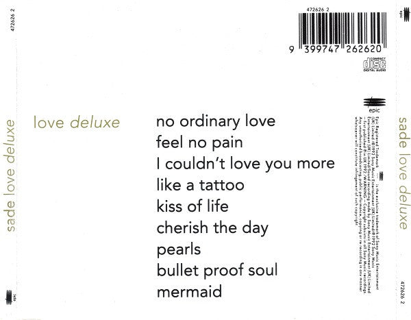 Sade : Love Deluxe (CD, Album)