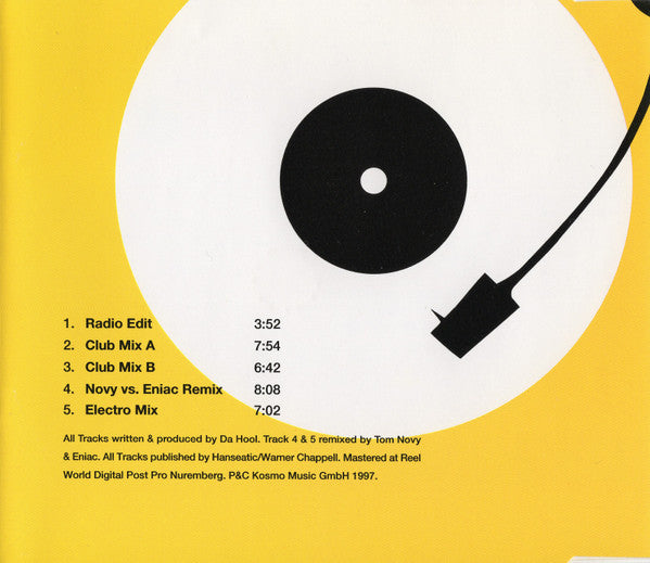 Da Hool : Bora Bora (CD, Maxi)