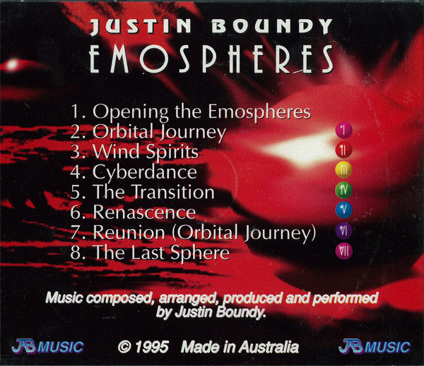 Justin Boundy : Emospheres (CD, Album)