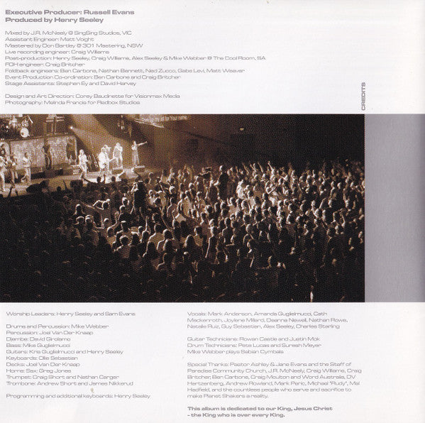 Planetshakers : (My King) Live Praise & Worship (CD, Album)