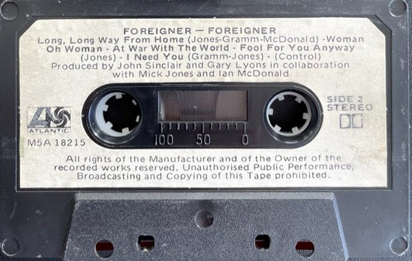 Foreigner : Foreigner (Cass, Album, Dol)