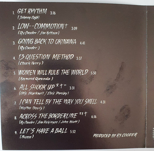 Ry Cooder : Get Rhythm (CD, Album)