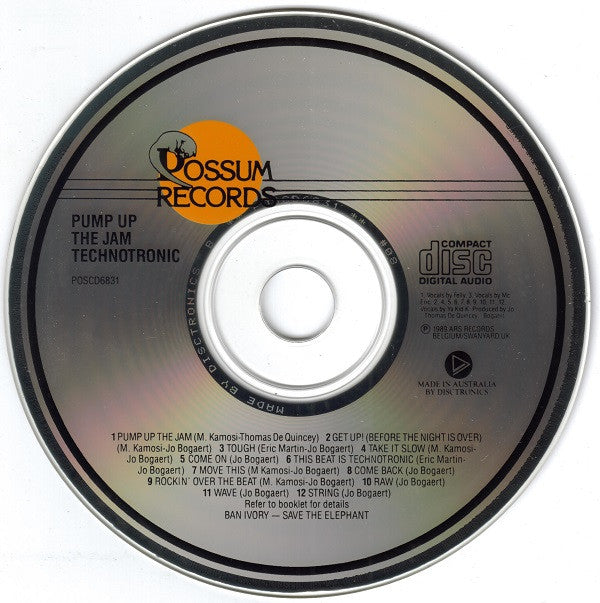 Technotronic : Pump Up The Jam (CD, Album)