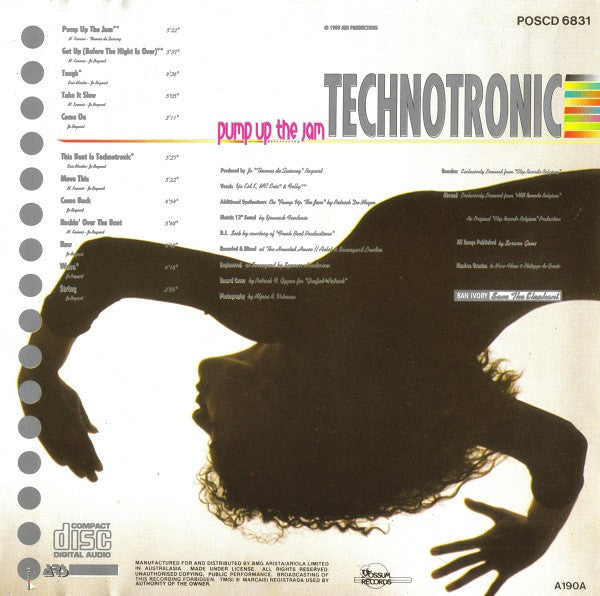Technotronic : Pump Up The Jam (CD, Album)