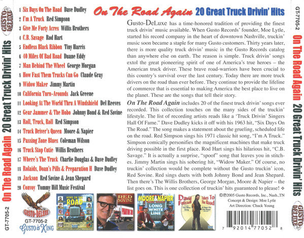 Various : On The Road Again - 20 Great Truck Drivin' Hits (CD, Comp)