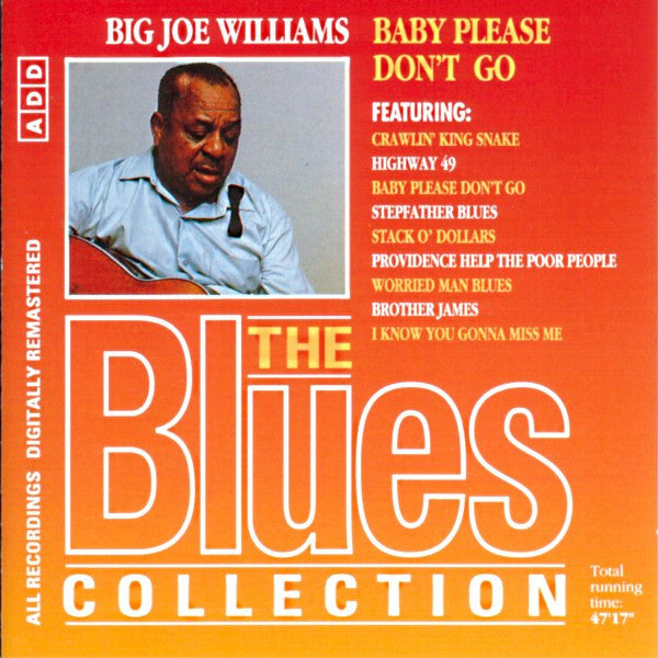 Big Joe Williams : Baby Please Don't Go (CD, Comp, RM)