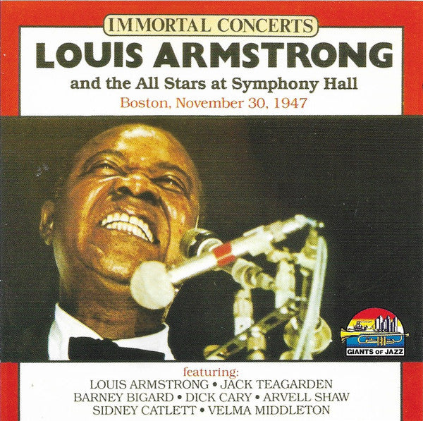 Louis Armstrong And His All-Stars : Louis Armstrong And The All Stars At Symphony Hall (CD, Album, RE)