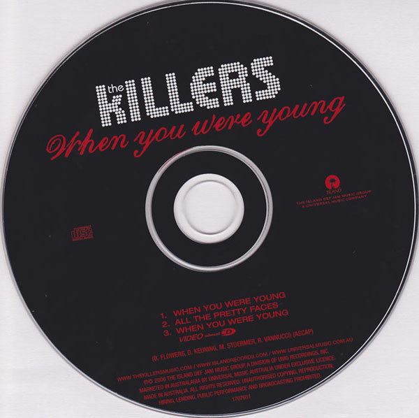 The Killers : When You Were Young (CD, Single, Enh)