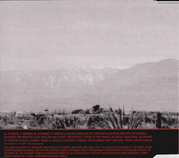 The Killers : When You Were Young (CD, Single, Enh)