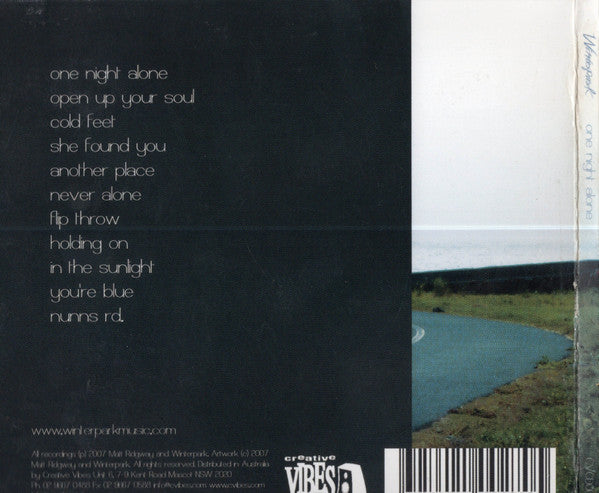 Winterpark : One Night Alone (CD, Album, Dig)