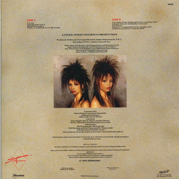 Mel & Kim : F.L.M. (LP, Album)